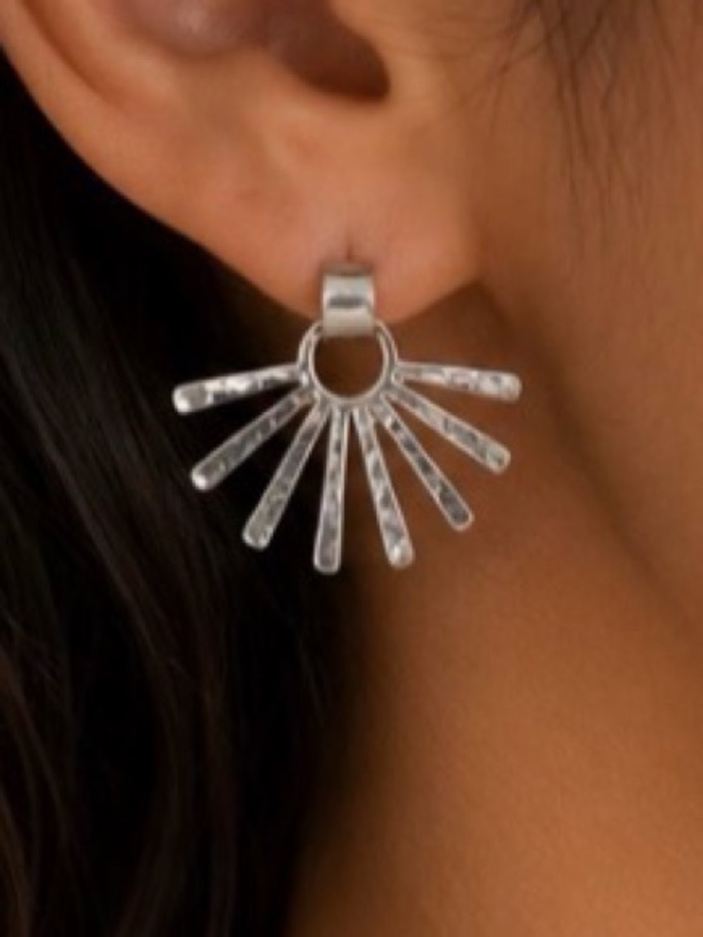 UPDATED LISTING (split set) James Avery Sunburst .925 Post Earrings, Retired